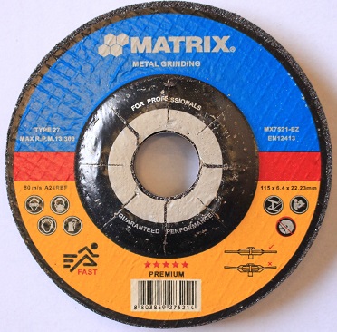 MATRIX-METAL GRINDING DISC