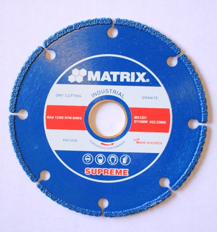 MATRIX-MX1221 GRP/FRP CUTT.BLADE 115M