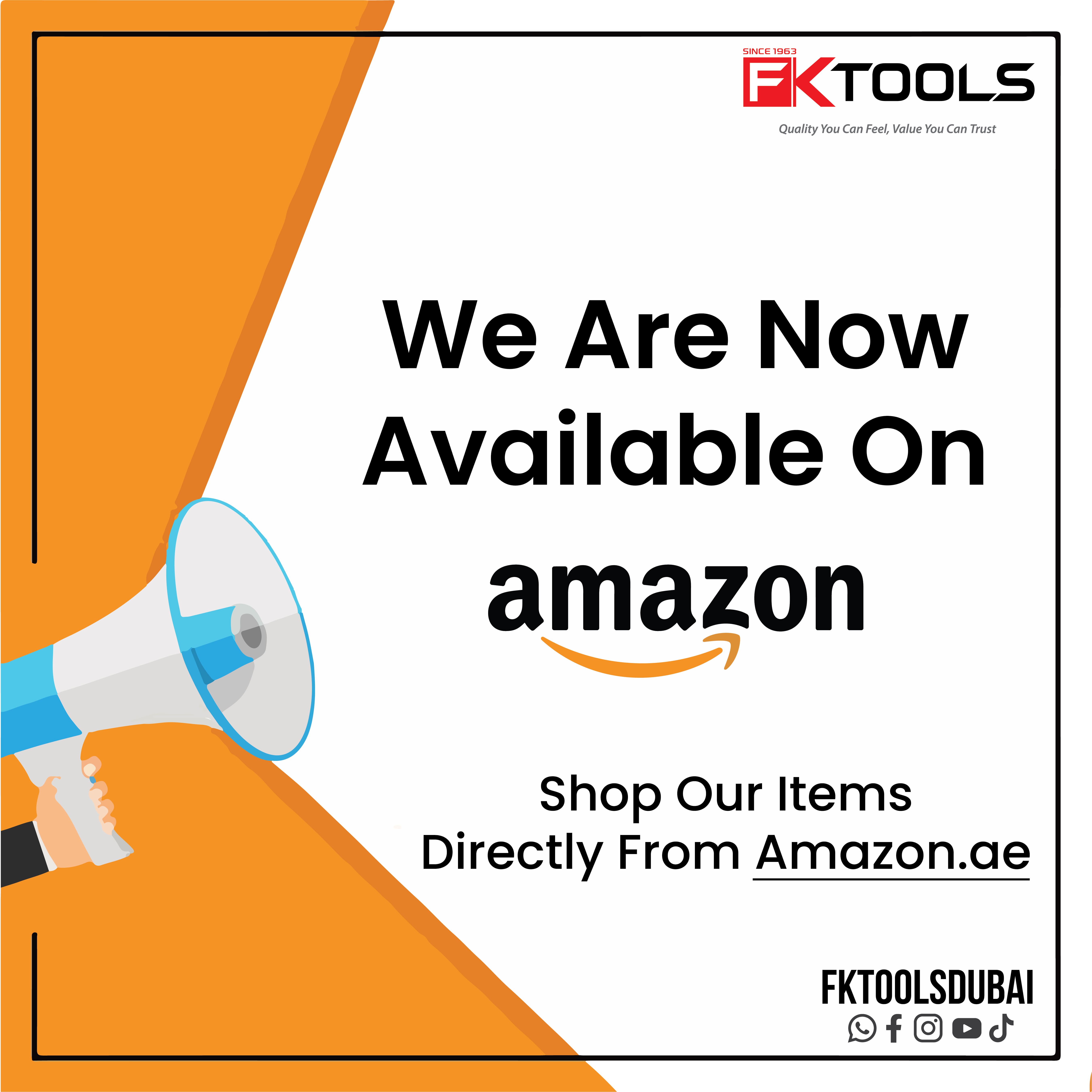 We Are Now Available On Amazon